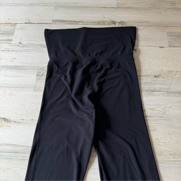 🍁 Sweaty Betty Maternity Cropped Leggings Ruched Ankle Tight Black Small - Picture 6 of 13
